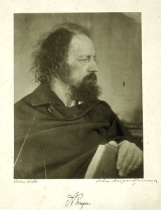 アルフレッドテニスン、ダーティモンク、1865年（アルブメンプリント） 作： Julia Margaret Cameron